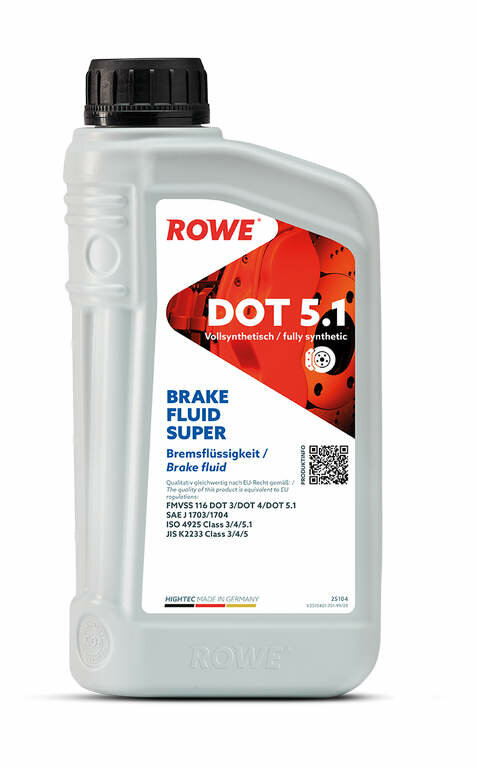 Тормозная жидкость ROWE HIGHTEC BRAKE FLUID SUPER DOT 51