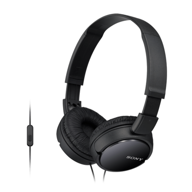 Наушники Sony MDR-ZX110AP, цвет черный