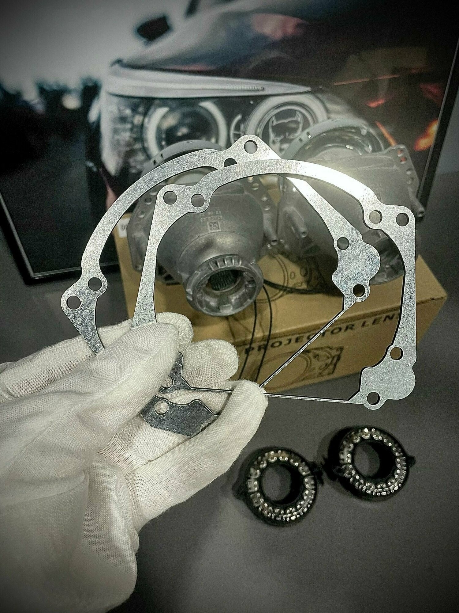 Комплект для замены штатных линз на BMW 1 E81, E82, E87, E88 2004-2011 — фото 3
