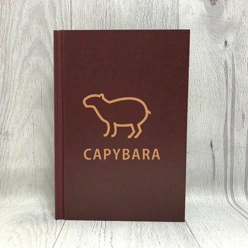 Скетчбук твёрдый переплёт MIGOM Капибара, Capybara - 0003