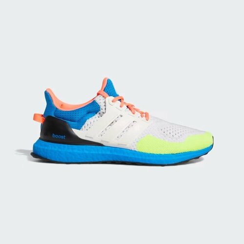 Кроссовки adidas ULTRABOOST 1.0 DNA, полнота 10, размер 9.5US, белый, синий кроссовки adidas полнота 10 размер 14us синий белый