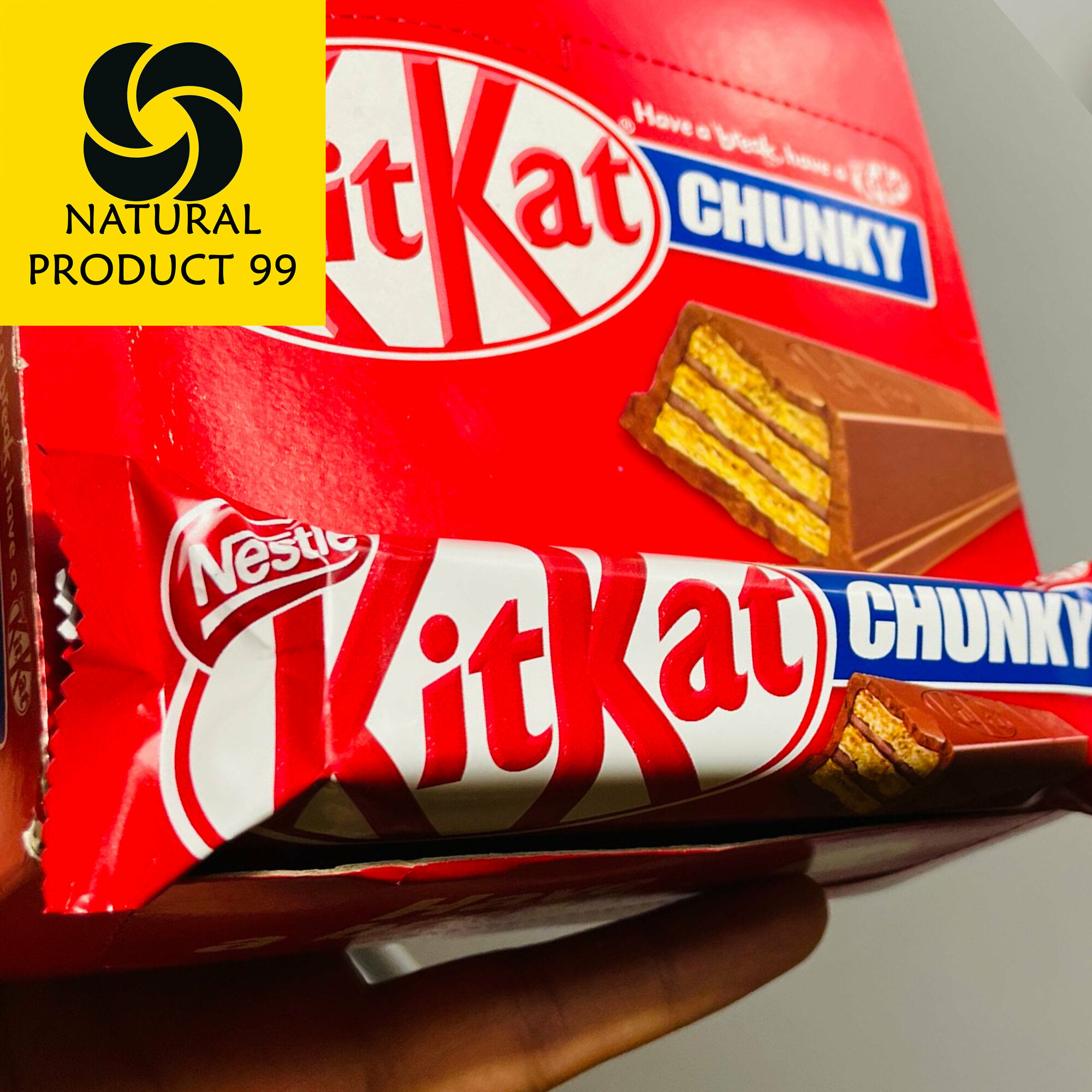 Шоколад батончик Kitkat Chunky с хрустящей вафлей, 12 шт по 38 г. - фотография № 3