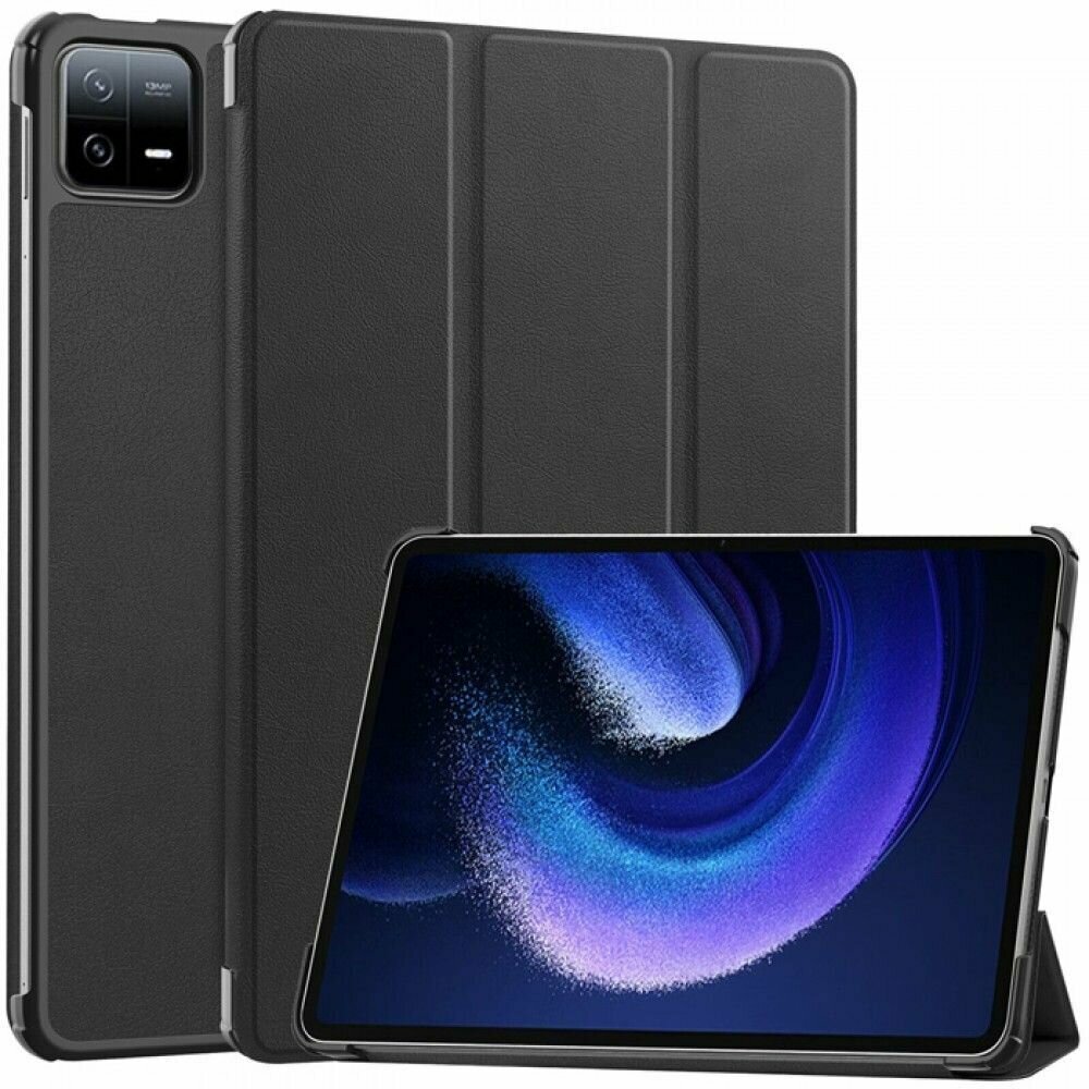 Умный чехол Kakusiga для планшета Xiaomi Pad 6/Pad 6 Pro/Ксиаоми Пад 6 2023 года 11 дюйма черный