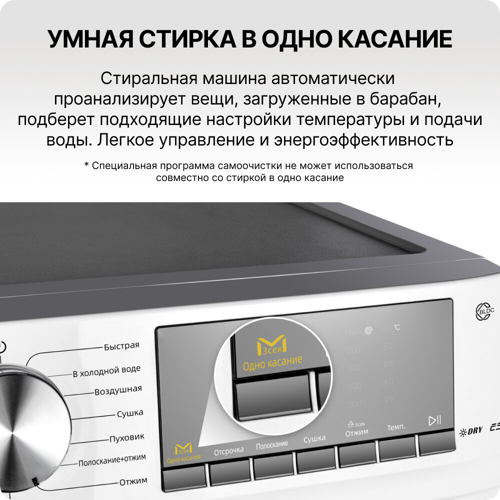 Стиральная машина CHiQ CFL100-14596DHALIM1W - фотография № 8