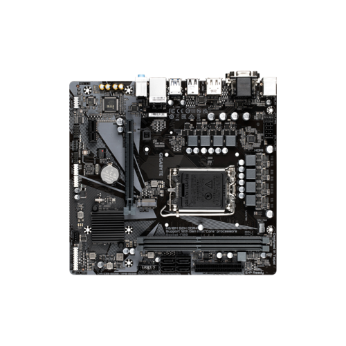 Материнская плата Gigabyte H610M S2H Ddr4, LGA1700, H610, 2*DDR4, DP+D-Sub+DVI+HDMI, 4 Sata 6 Гб / с, M2, Audio, Gb LAN, USB 3.2, USB 2.0, COM*1 header, mATX