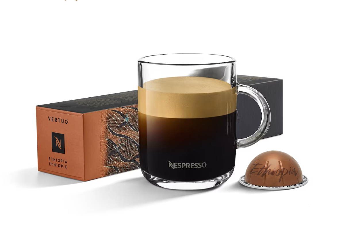Кофе в капсулах Nespresso Vertuo Master Origin Ethiopia VL,10шт. 7176.40 ,1 уп.
