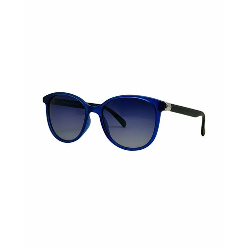 фото Солнцезащитные очки romeo, оправа: пластик, с защитой от уф, поляризационные, для женщин, синий