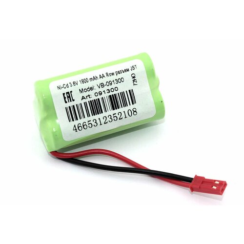 battery аккумулятор ni cd 4 8v 1800 mah aa row разъем jst Аккумулятор Ni-Cd 3.6V 1800 mAh AA Row разъем JST