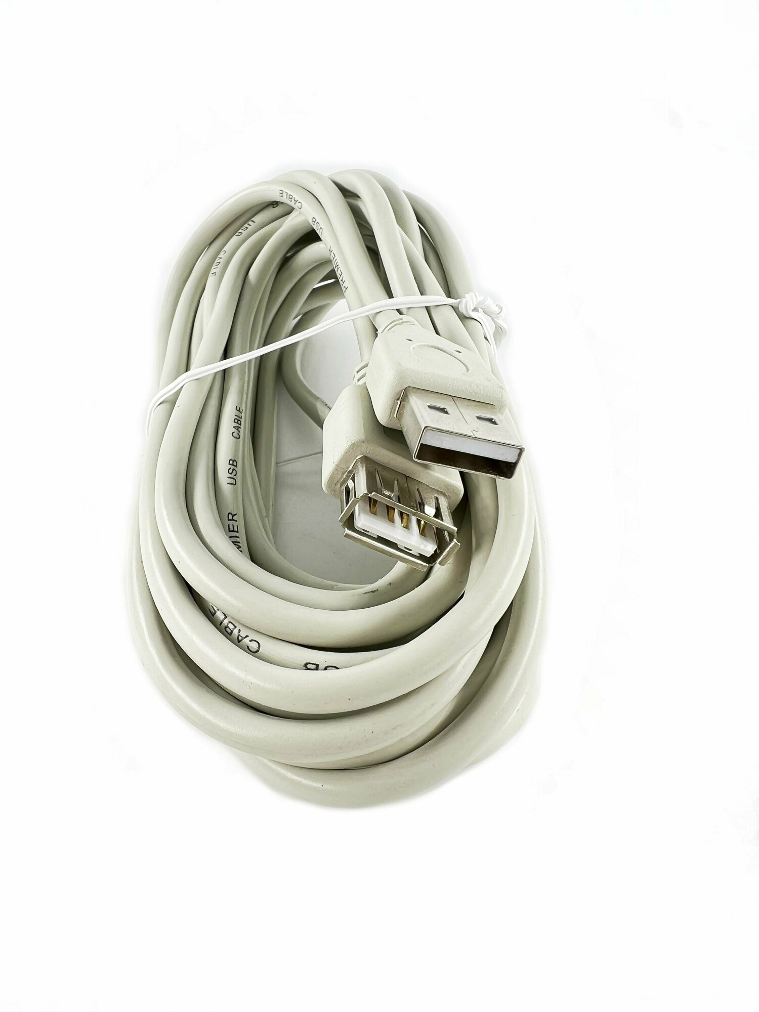 Удлинитель USB A штекер - USB A гнездо (5.0метров) — фото 1