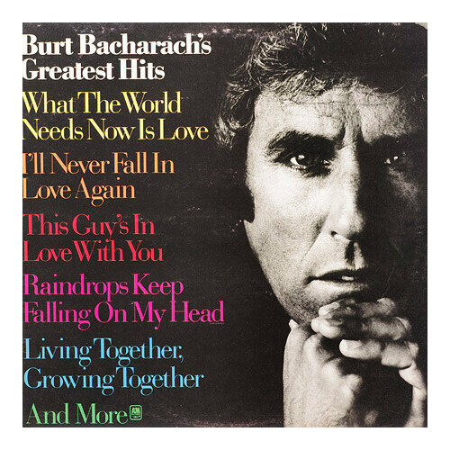 Burt Bacharach 'Burt Bacharach's Greatest Hits' LP/1973/Pop/USA/Nm barbra streisand a happening in central park lp 1968 pop usa nm