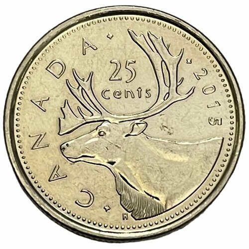 канада 25 центов 1990 г лот 2 Канада 25 центов 2015 г. (2)