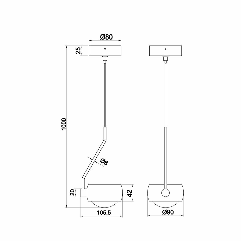 Светильник Maytoni TECHNICAL MOD072PL-L8W3K - фото №6