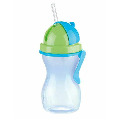 Детская бутылочка с трубочкой TESCOMA Bambini 300 мл, синий