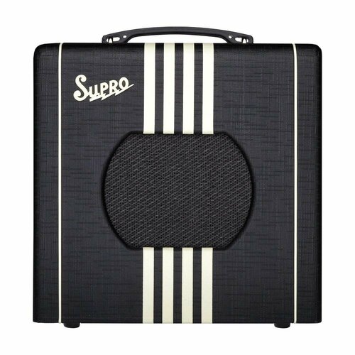 Комбоусилитель, усилитель звука для электрогитары ламповый Supro Delta King 8 Black & Cream 1x8 1W