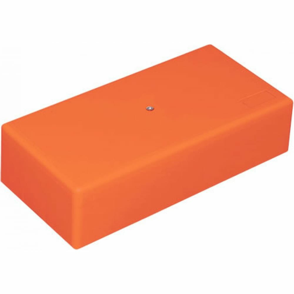 Огнестойкая коробка Экопласт MB145 E110, о/п 145х75х40, с гладкими стенками, IP41, 6P, оранжевый 46003HF