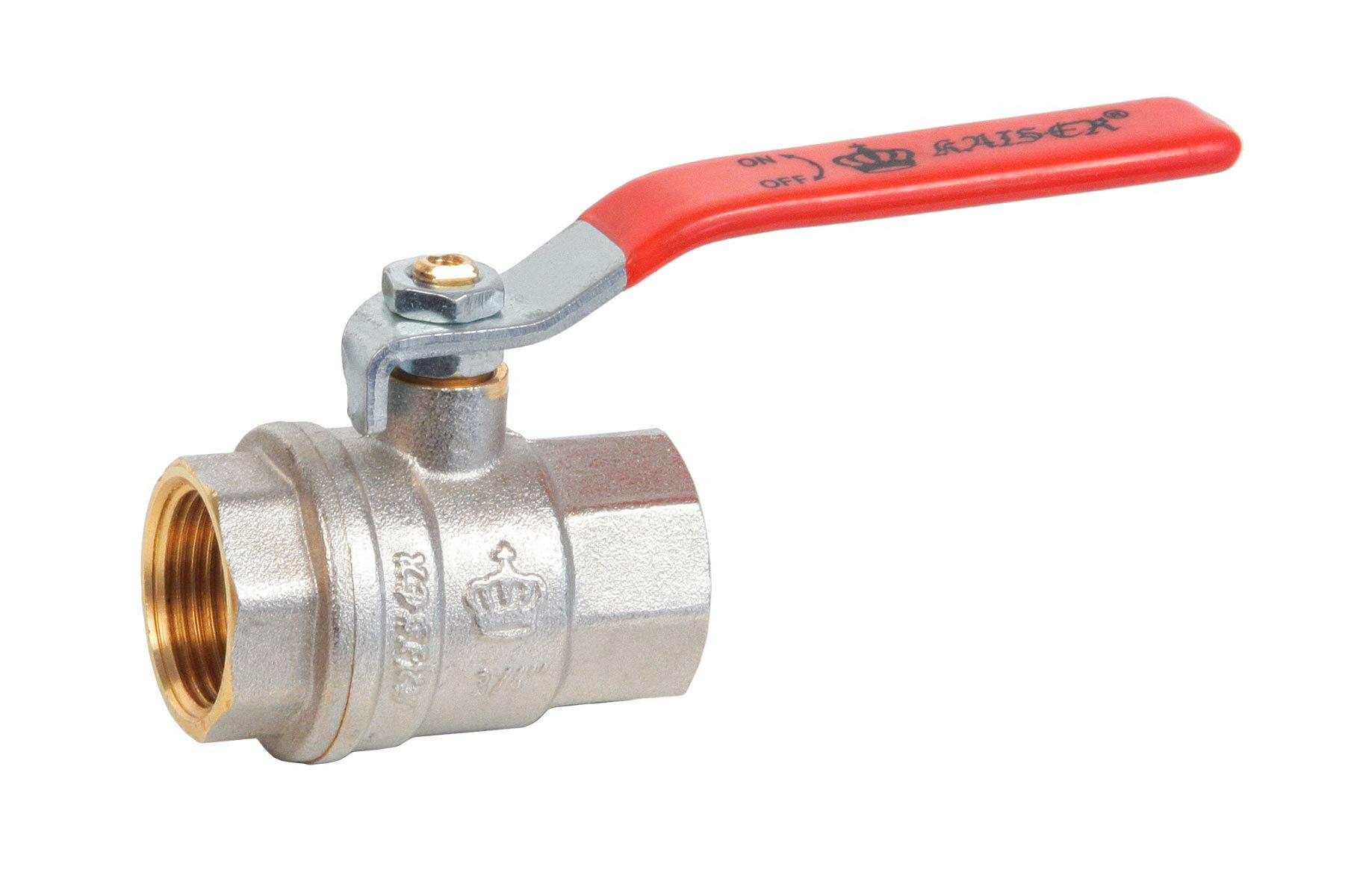 800-3/4 Кран KAISER 3/4" г/г ручка усил.