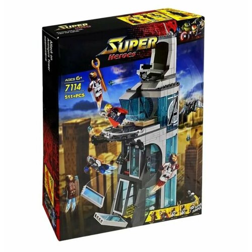 Конструктор Марвел Нападение на башню Мстителей 511 деталей lego marvel super heroes 76038 нападение на башню мстителей 511 дет