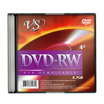 Диск VS DVD-RW 4,7 GB 4x Slim, 5шт - изображение