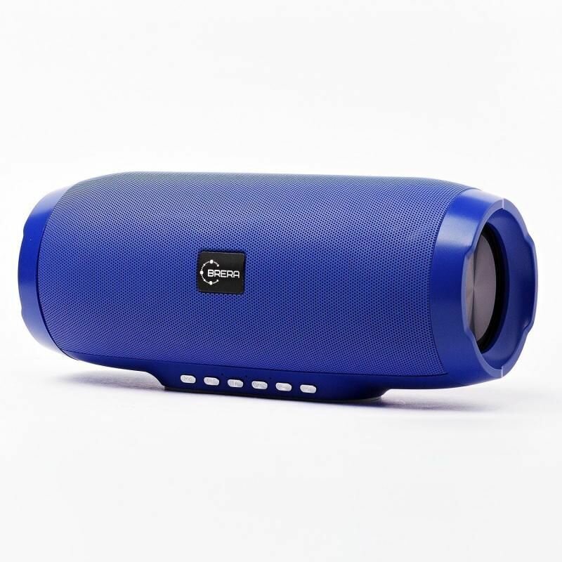Колонка Kurato Brera-001 (Bluetooth/MicroUSB/USB/AUX/5 Вт/1800 mAh) <синий>