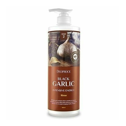 Кондиционер для волос с чёрным чесноком Deoproce Black Garlic Intensive Energy Rinse 1000ml