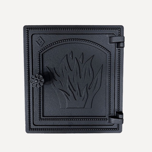 Изображение товара Дверка печная ДТ-4 (Антрацит) глухая, крашенная 320х290 мм ВЕЗУВИЙ