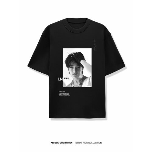 Футболка  , размер XXL, черный