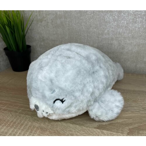 Мягкая Игрушка Тюлень 20 см, Морской кот/Нерпа/Подушка-Обнимашка