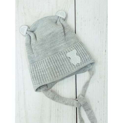 фото Шапка мой ангелок, размер 48-50, серый