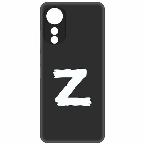 Чехол-накладка Krutoff Soft Case Z для Oppo A78 4G черный чехол накладка krutoff soft case матрешка для oppo a78 4g черный