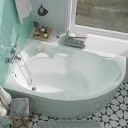 Акриловая ванна 1Marka DIANA 160x100 см Асимметричная Белая Левая 01ди1610л