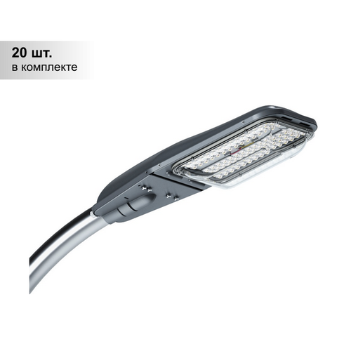 (20 шт.) Светильник светодиодный GALAD Победа S LED-100-Д120-IP65-УХЛ1 5000К IP65 серый гар.5 лет