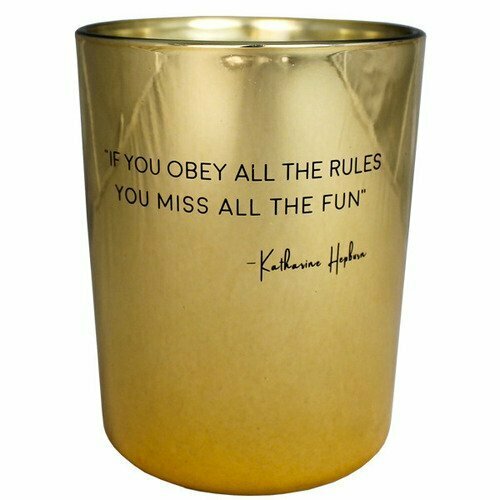 Свеча ароматическая My Flame If You Obey All The Rules, You Miss All The fun, тонкий шелк