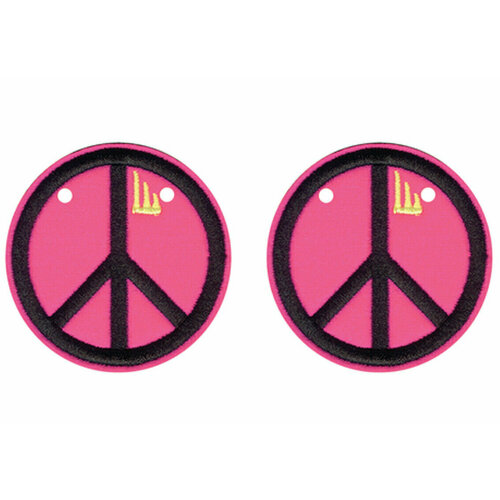 аксессуары для кед крылья rossmore pink neon slot 20207 розовые Аксессуары для кед крылья знак мира Peace Pink Lace 11303 розовые