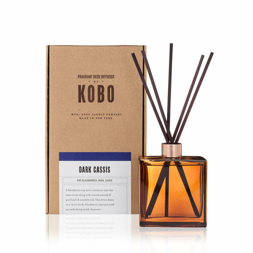 DARK CASSIS Ароматический диффузор 266 мл, KOBO Candles