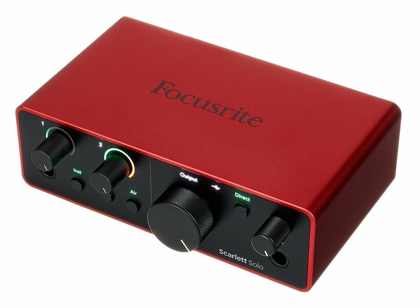 Звуковая карта Focusrite Scarlett Solo 4rd gen для USB