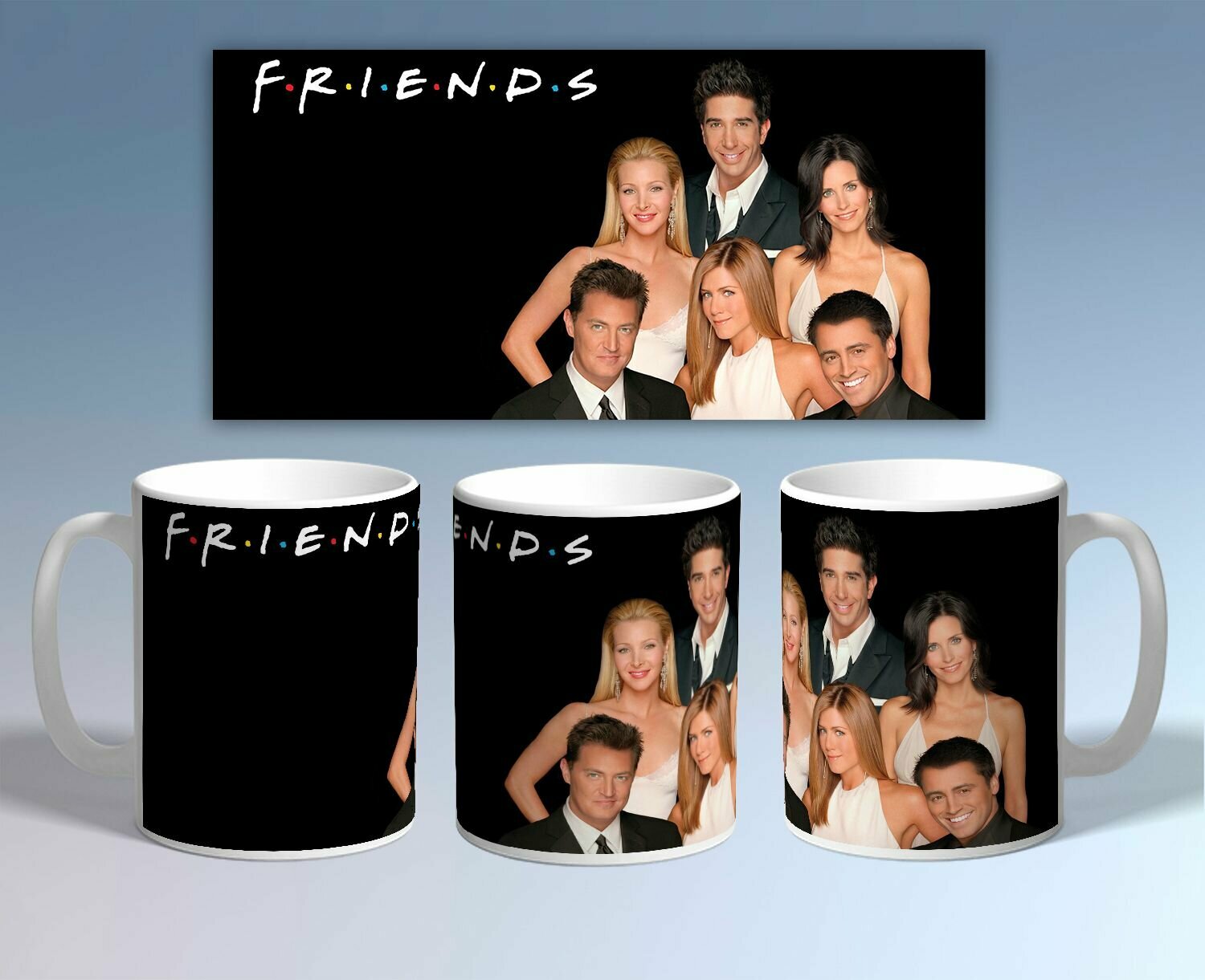 Кружка с принтом "Друзья/Friends/Сериал"