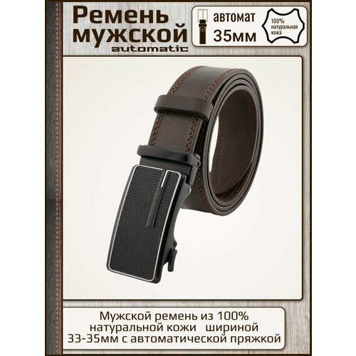 фото Ремень premium belt, размер 130, коричневый