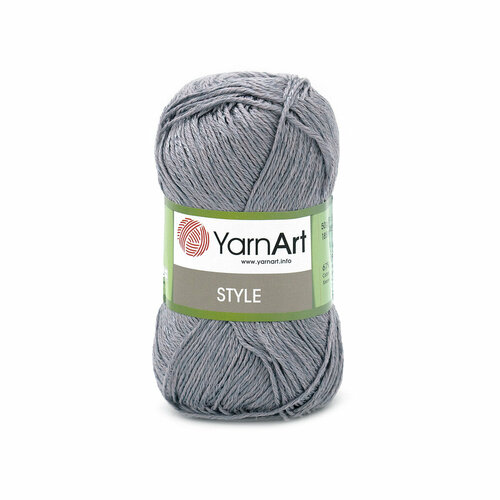 Пряжа для вязания YarnArt 'Style' 50гр 185м (67% хлопок, 33% вискоза) (667 фиолетовый), 5 мотков