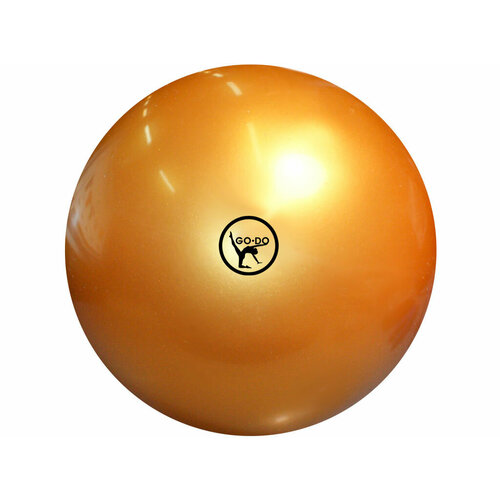 фото Мяч для художественной гимнастики go do. диаметр 15 см. цвет: золото. производство: россия sprinter