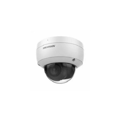 Hikvision Видеонаблюдение DS-2CD2123G2-IU 4mm 2Мп уличная купольная IP-камера с EXIR-подсветкой до 30м и технологией AcuSense 1292800₽