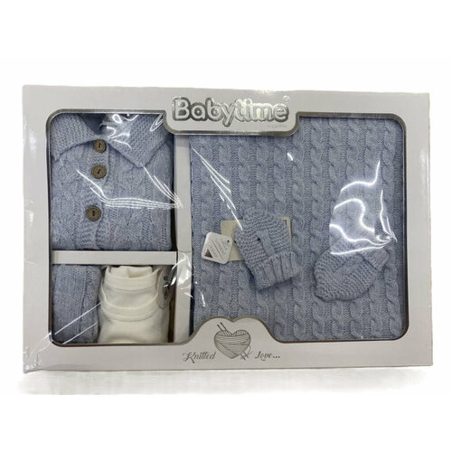 Комплект одежды  BabyTime, размер 56, голубой