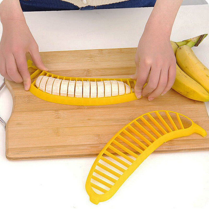 Слайсер для овощей и фруктов "Банан" (разделитель бананов, резак для фруктов), 25.5 х 7 см