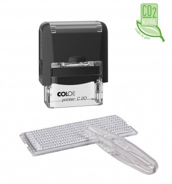 Colop Printer C20 SET Compact автоматический самонаборный штамп 38х14 мм 4 строки (черная / Русский / 1)