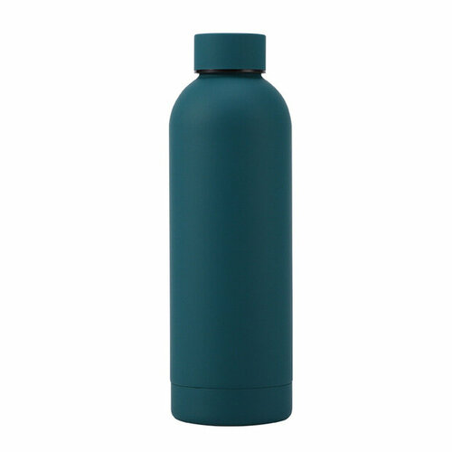 фото Термобутылка двухслойная из нержавеющей стали/ бутылка для напитков/ голубая бутылка для воды 500 мл/ спортивная бутылка китай