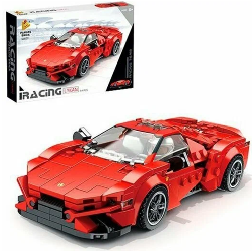 Конструктор спорткар LYKAN серия RACING 314 деталей Цвет Красный PANLOS BRICK 666011