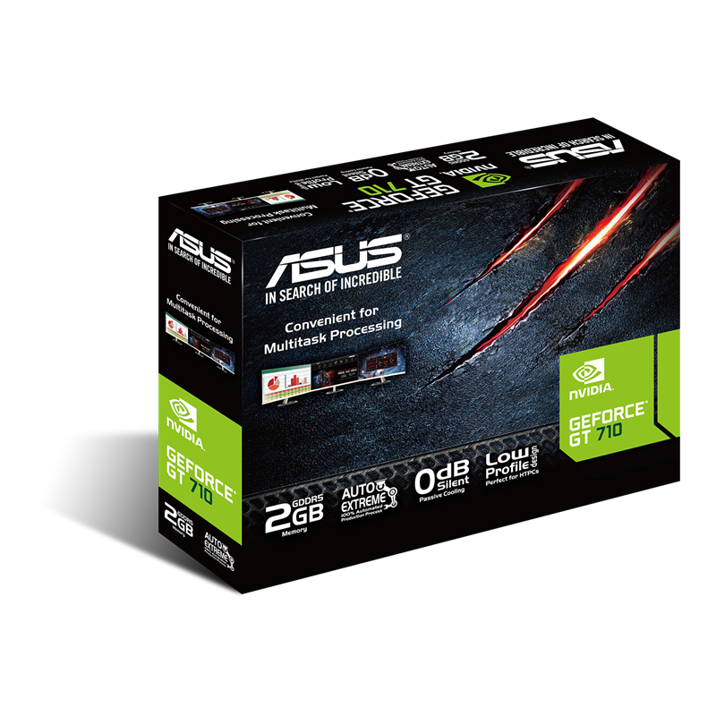 Видеокарта ASUS GT710-SL-2GD3-BRK-EVO /GT710 VGA DVI HDMI2GD3