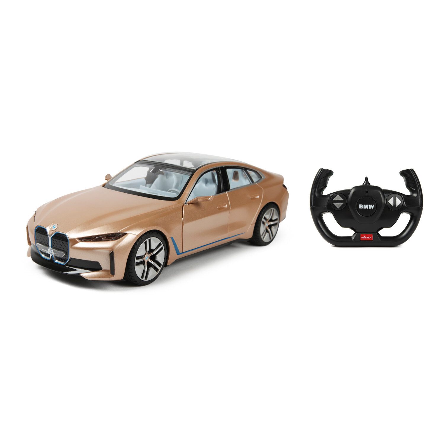 Машина Rastar РУ 1:14 BMW i4 Concept Золотая 98300