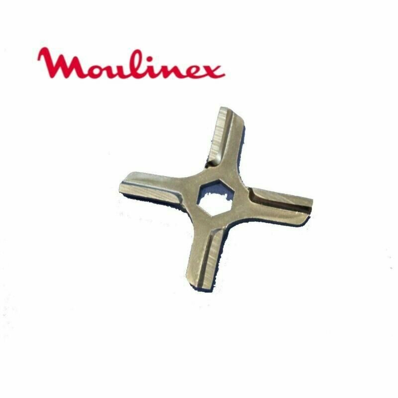 Нож шестигранный плоский для мясорубки Южанка  Moulinex (Мулинекс) HV3 MS-4775250 (посадка 8 мм)