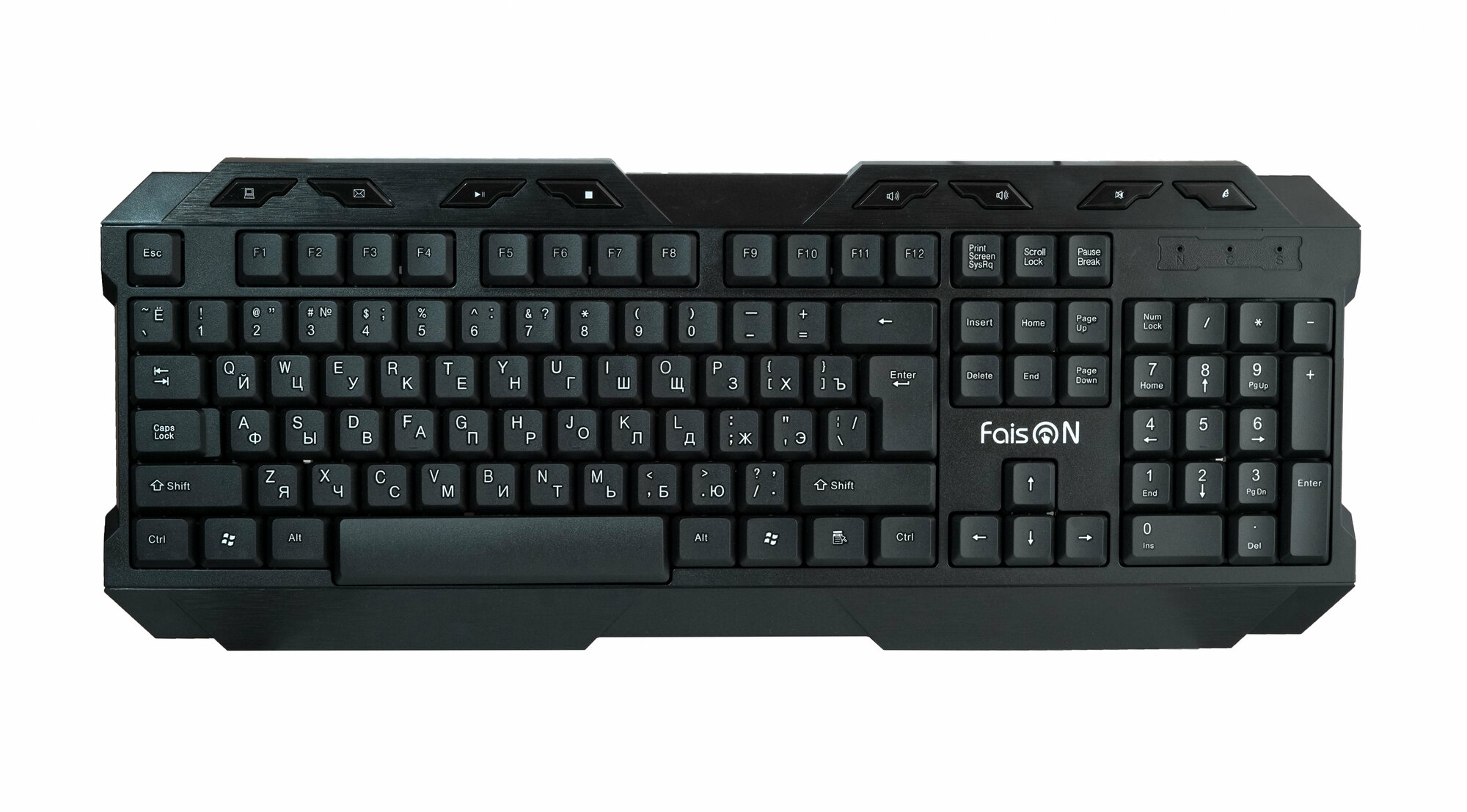 Клавиатура проводная FaisON Verge KB316 чёрный