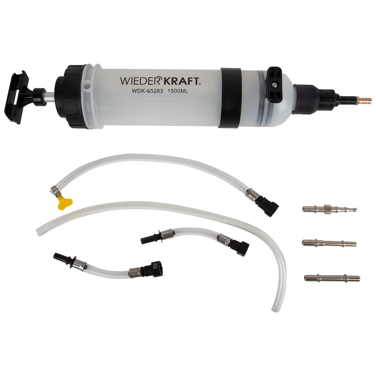 WiederKraft Шприц для технических жидкостей 1,5л WDK-65283